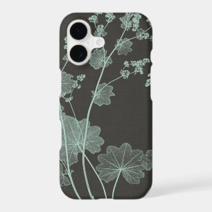 Mint & Charcoal Nature Study I