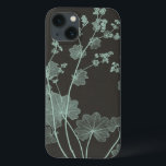 Mint & Charcoal Nature Study I iPhone 13 Case<br><div class="desc">Floral</div>