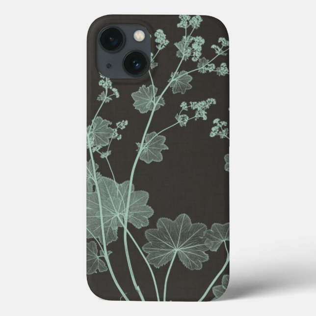 Mint & Charcoal Nature Study I Case-Mate iPhone Case (Back)