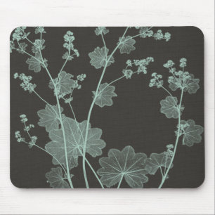 Mint & Charcoal Nature Study I Mouse Mat