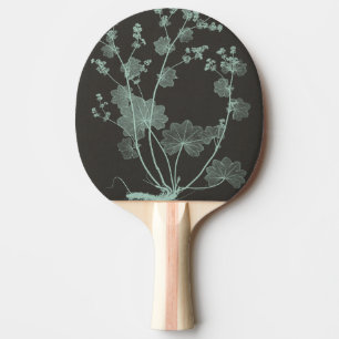 Mint & Charcoal Nature Study I Ping Pong Paddle