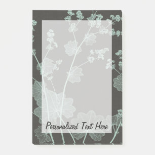 Mint & Charcoal Nature Study I Post-it Notes