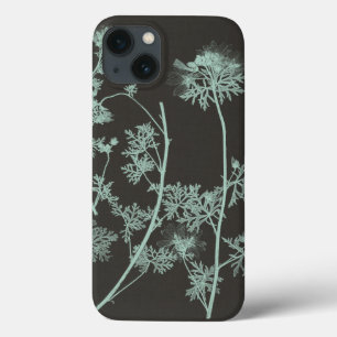 Mint & Charcoal Nature Study IV iPhone 13 Case