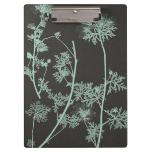 Mint & Charcoal Nature Study IV Clipboard