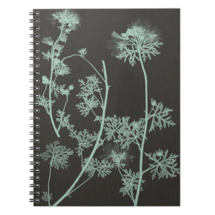 Mint & Charcoal Nature Study IV Notebook