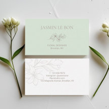 Mint | Chic Minimalist Floral