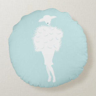Mint Chic Round Cushion
