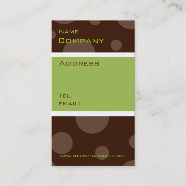 mint chocolate bubble, vertical profile cards (Front)