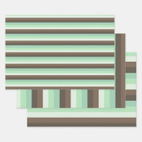 Mint Chocolate Chip Colour Block Stripes