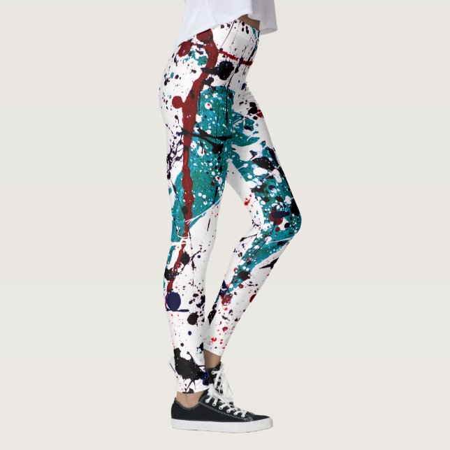 Mint Chocolate Chip Leggings (Right)