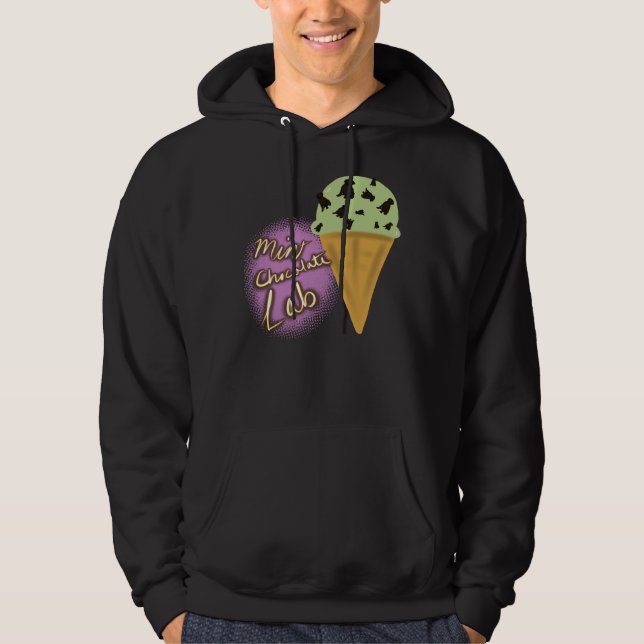 Mint Chocolate Lab Hoodie (Front)