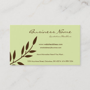 Mint Chocolate Vine Business Cards