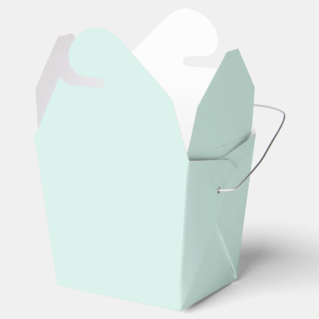 Mint Cloud Favour Box (Opened)