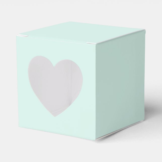 Mint Cloud Favour Box (Front Side)