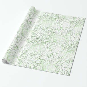 Mint Confetti Dots Wrapping Paper