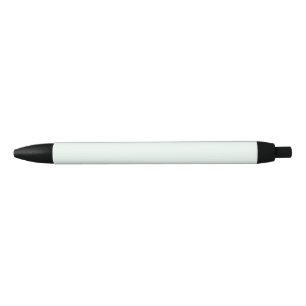 Mint Cream Black Ink Pen