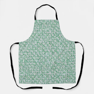 mint cream celadon light green blue grey apron