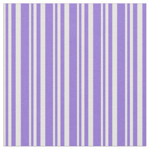 Mint Cream & Purple Coloured Striped/Lined Pattern Fabric