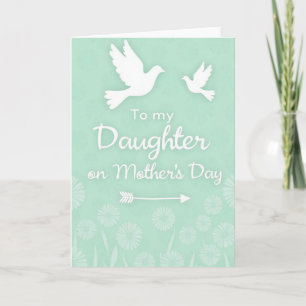 Mint Daughters Day Birds Card