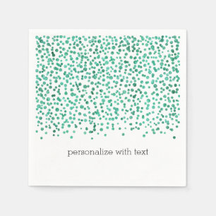 Mint Dazzle Confetti Napkin
