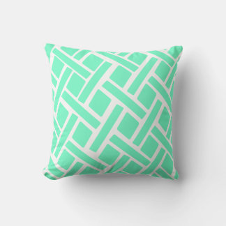 Mint Diamond Cushion