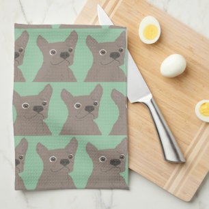 Mint, Dog Tea Towel