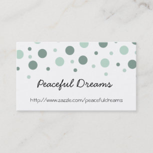 Mint Dots Business Card