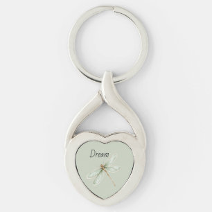 Mint Dream Dragonfly Key Ring