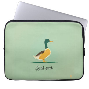 Mint Duck Laptop Case