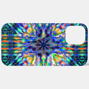 Mint flaming ball under acrylic piece out of focus iPhone 12 pro max case