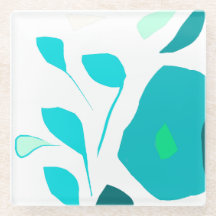 Mint flavour illustration Coaster