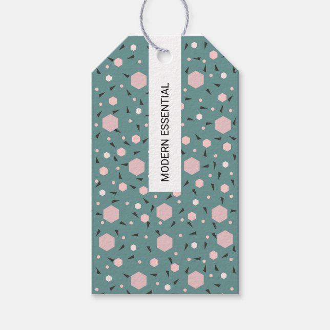 Mint Geo Edition Gift Tags (Front)