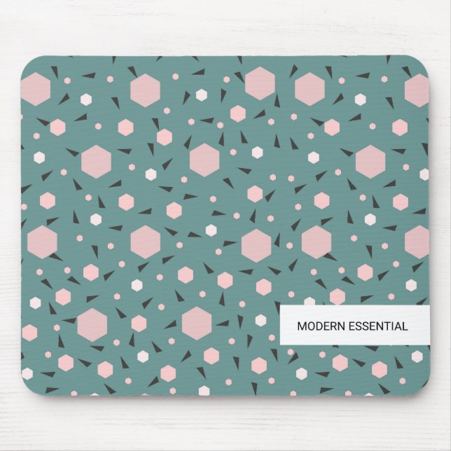 Mint Geo Edition Mouse Mat (Front)
