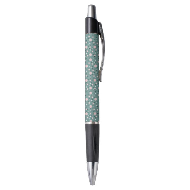 Mint Geo Hexagon & Charcoal Triangle Tie (Bottom (Vertical))