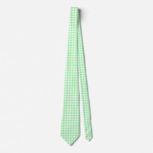 Mint Gingham Tie