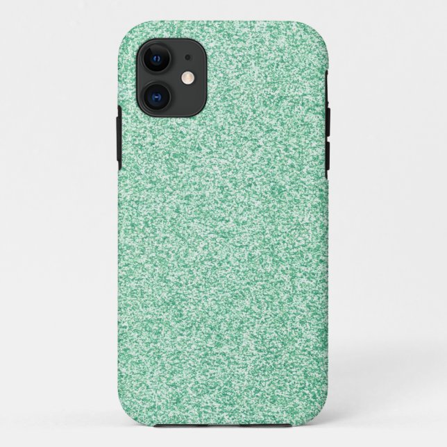 Mint Glitter Case-Mate iPhone Case (Back)