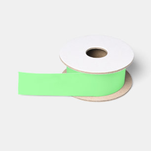 Mint Green 1.5" Wide Satin Ribbon, 2 Yard Spool Ribbon