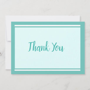 Mint Green All Occasion Thank You Card