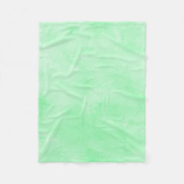 Mint Green Batik Lovely Cloudy Sky Fleece Blanket
