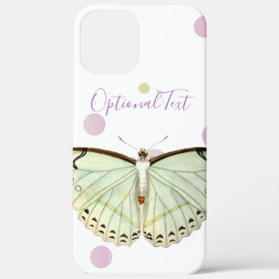 Mint Green Beauty Butterfly iPhone 12 Pro Max Case