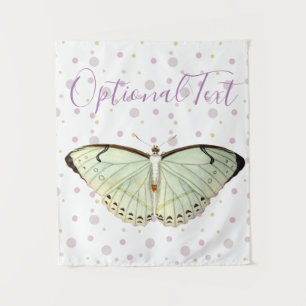 Mint Green Beauty Butterfly   Tapestry