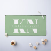 Mint Green calligraphy script Name