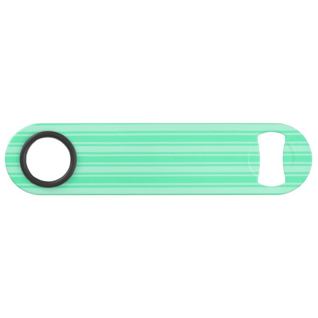 Mint green candy stripes (Front (Horizontal))