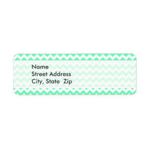 Mint Green Chevron