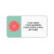 Mint Green Chevron Pattern | Coral Monogram