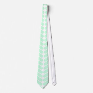 Mint Green Chevron Pattern, like Knitting. Tie