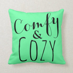 Mint Green Chic Home Decor Modern Fun Throw Pillow