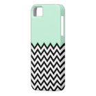 Mint Green Colour Block Chevron iPhone 5 Case