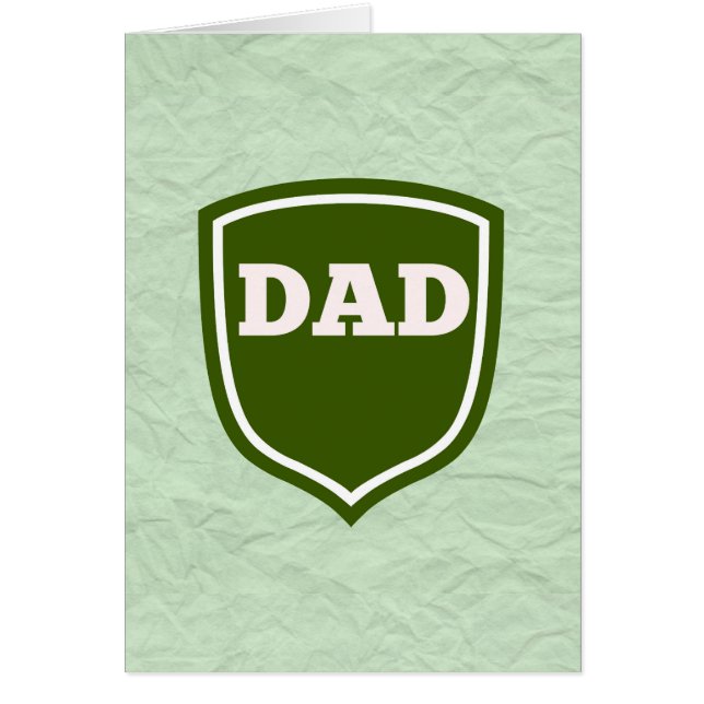 Mint Green Dad  Plaque (Front)