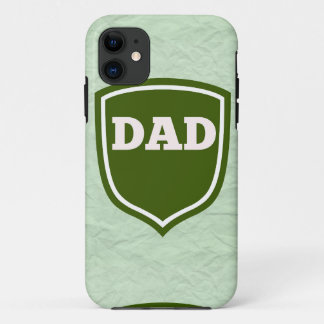 Mint Green Dad Plaque iPhone 11 Case